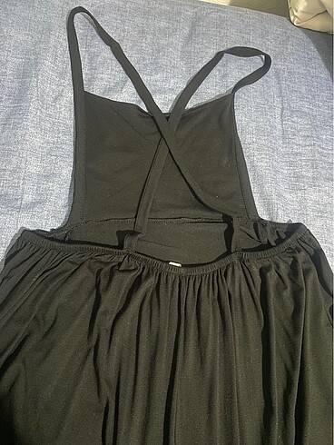 Siyah salopet etek midi boy - Görsel 3