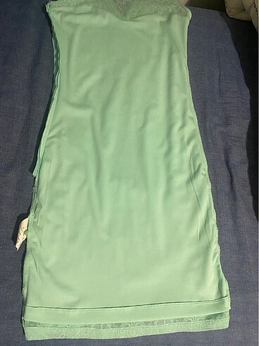 Su yeşili abiye/ elbise - Görsel 7