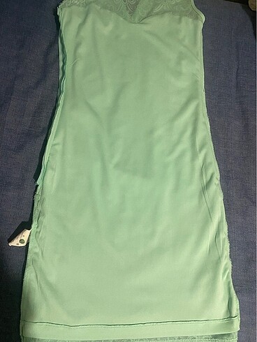 Su yeşili abiye/ elbise - Görsel 6