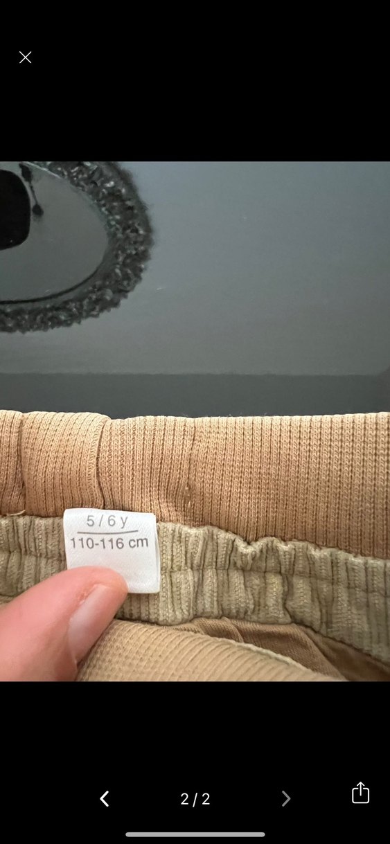 Bej Erkek Çocuk Süet Pantolon - Görsel 2