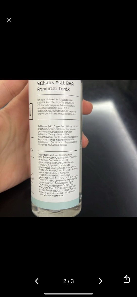 Skin401 Salisilik Asit BHA Tonik - Görsel 2
