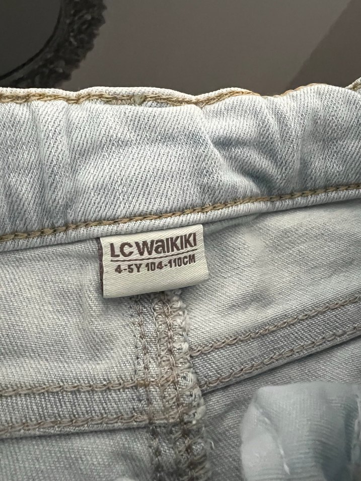 Gri Erkek Çocuk Bol Kesim Kot Pantolon - Görsel 2