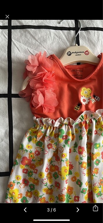 AndyWawa Kız bebek elbise