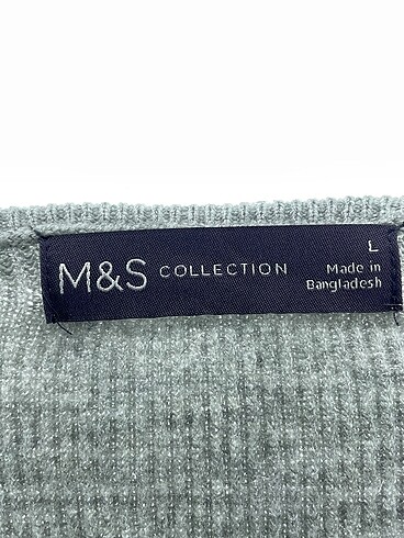 l Beden gri Renk Marks & Spencer Kazak / Triko %70 İndirimli.
