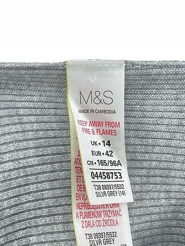42 Beden gri Renk Marks & Spencer Kazak / Triko %70 İndirimli.