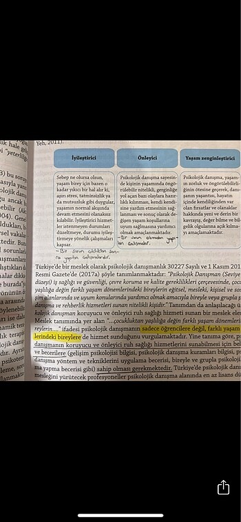  Beden Okullarda psikolojik danışma ve rehberlik