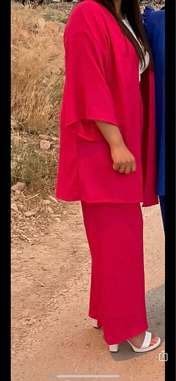 Kimono pembe takım - Görsel 5