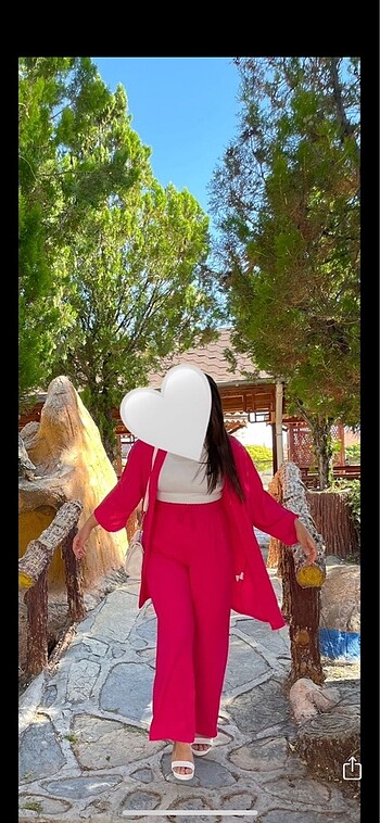 Kimono pembe takım - Görsel 4