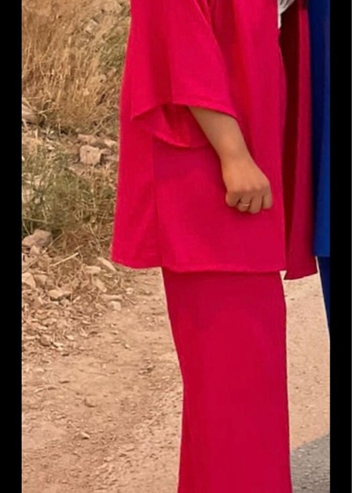 Kimono pembe takım - Görsel 5