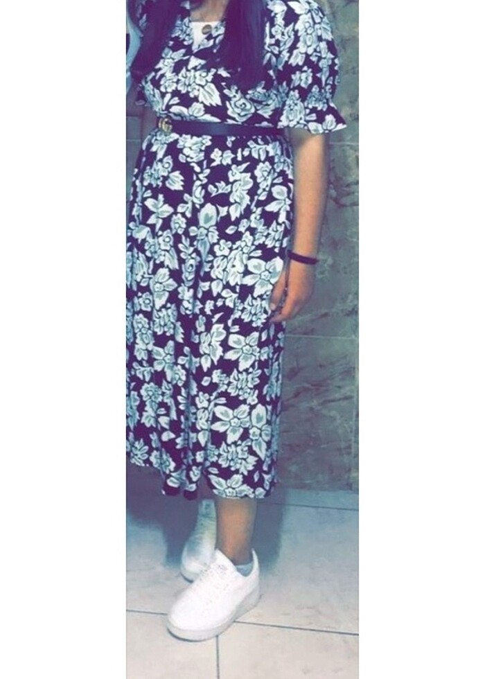 Çiçekli elbise - Görsel 5