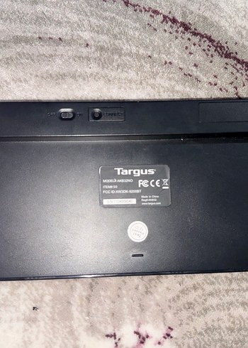 Siyah Kablosuz Klavye pilli - Görsel 3