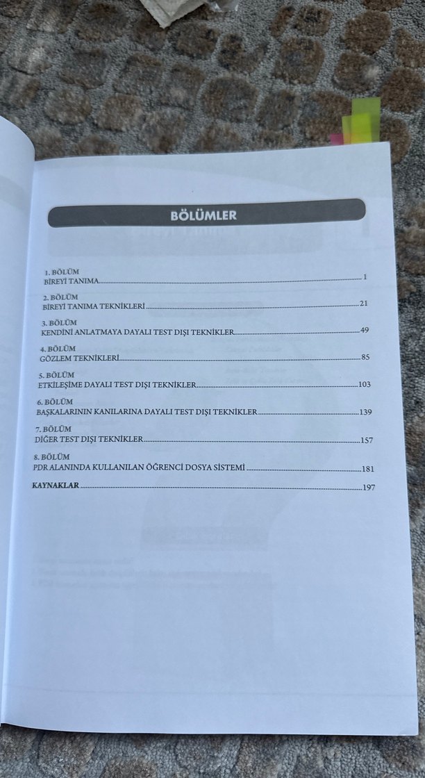 Bireyi Tanımada Test Dışı Teknikler Kitabı - Görsel 2