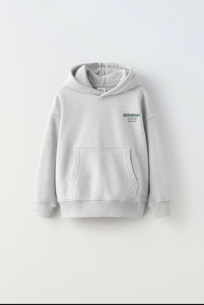 Zara kapüşonlu sweat - Görsel 5