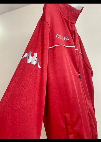 Kappa Kırmızı Fermuarlı Erkek Eşofman Takımı - Görsel 4