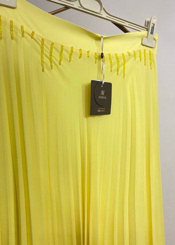 Armine Basic Pilisoley Uzun Kobalt Etek - Görsel 7