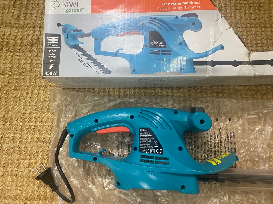 Mavi Elektrikli Çit Kesme Makinesi - Görsel 5