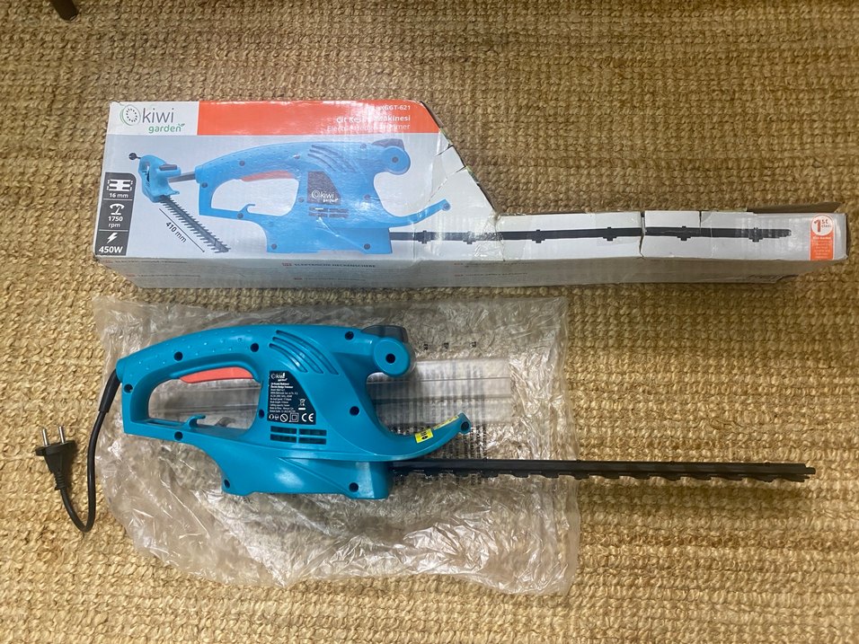 Mavi Elektrikli Çit Kesme Makinesi - Görsel 2