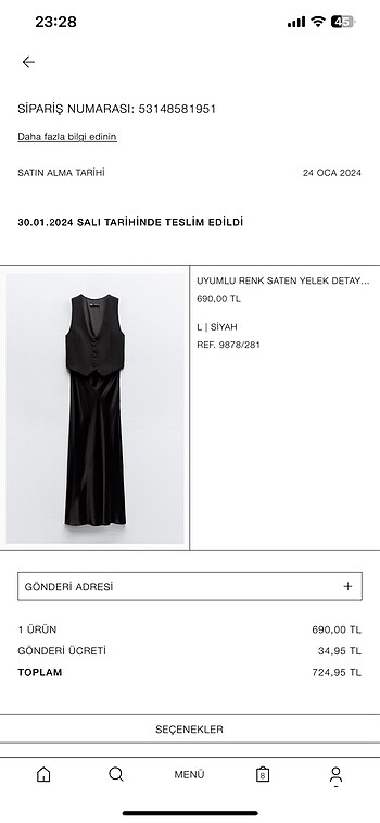 Zara Etiketli zara elbise