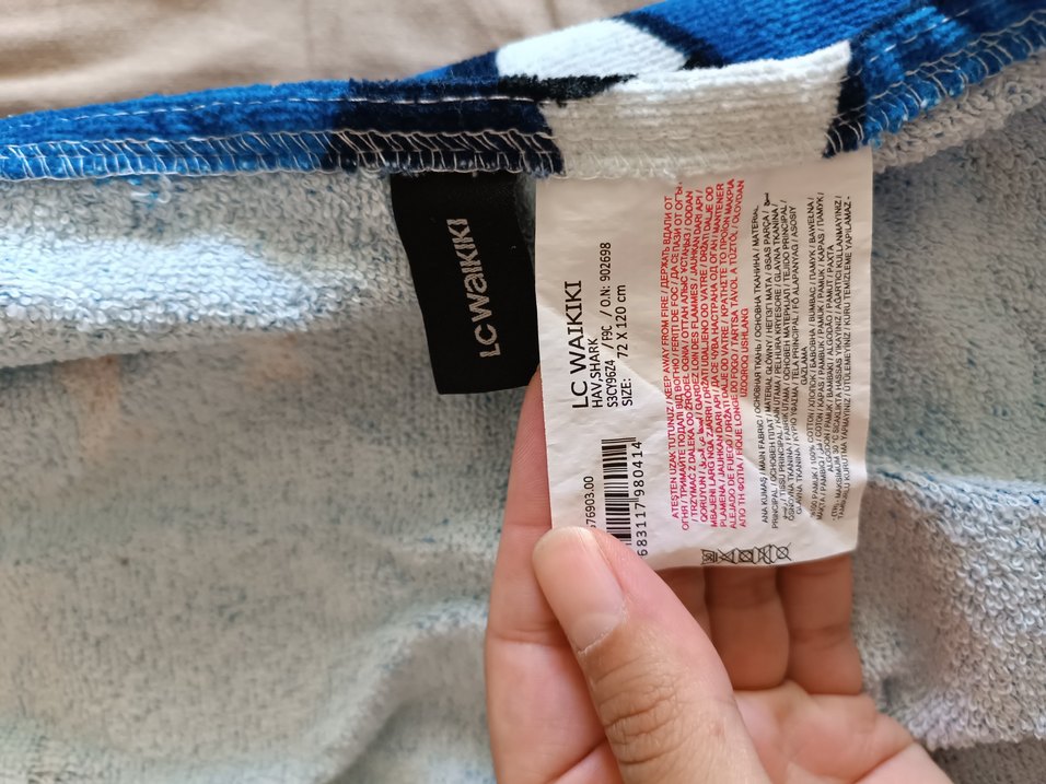 Gri Erkek Çocuk Köpekbalığı Figürlü Bornoz - Görsel 4