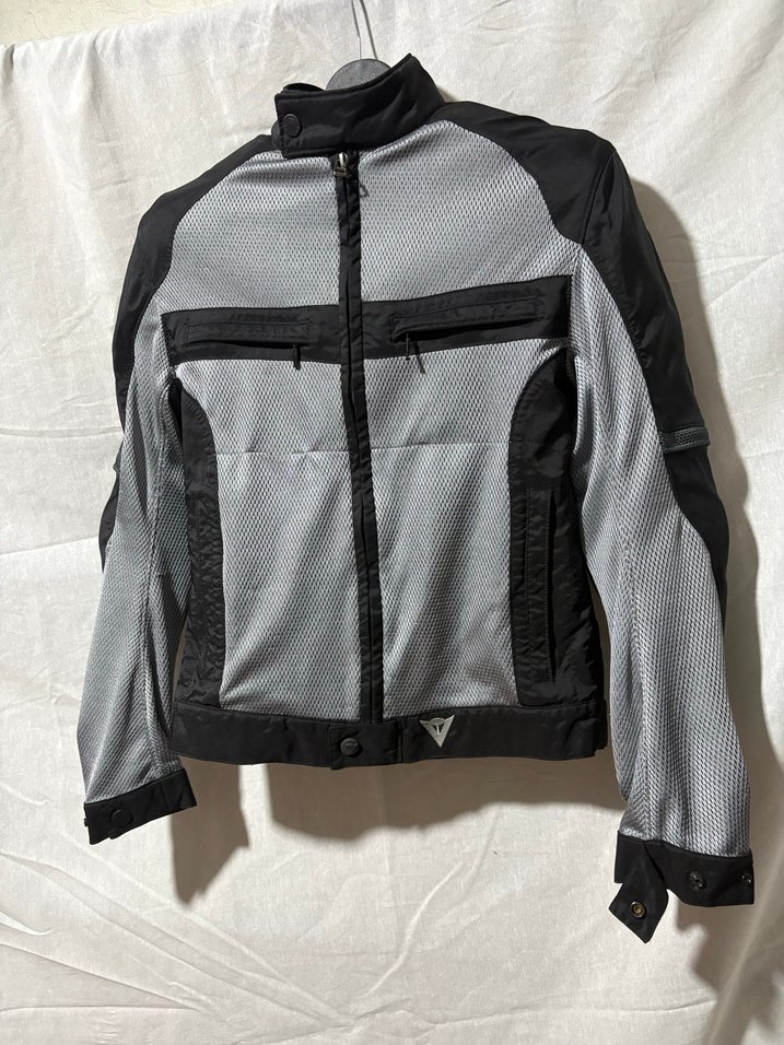 Dainese Gri Fermuarlı fileli ceket - Görsel 2