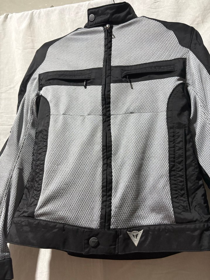 Dainese Gri Fermuarlı fileli ceket - Görsel 4