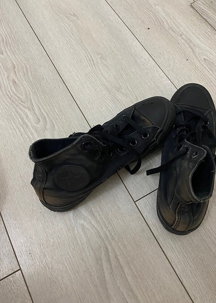 Siyah Converse - Görsel 2