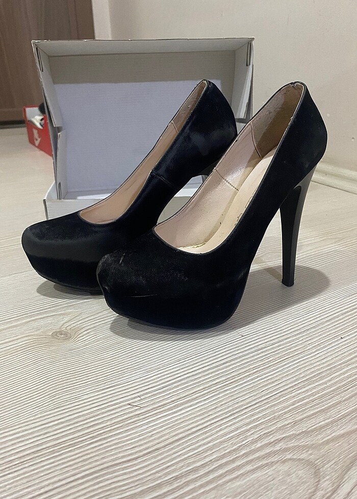 Kadın platform topuklu ayakkabı - Görsel 2