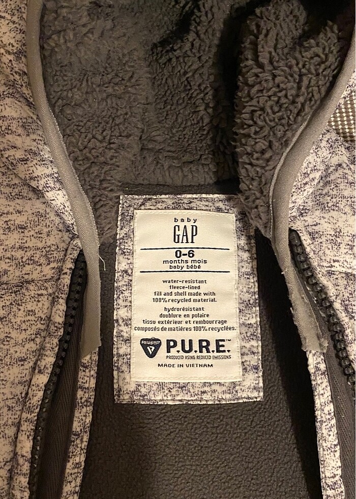 GAP Baby 0-6 Ay Kar Tulumu - Görsel 3