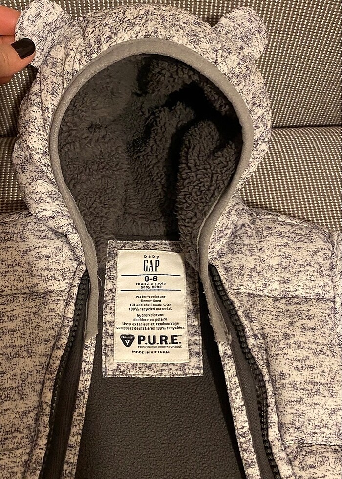 GAP Baby 0-6 Ay Kar Tulumu - Görsel 4