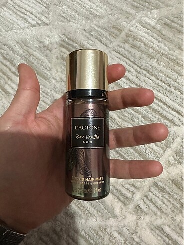 Lactone body hair mist