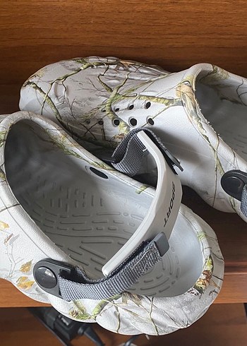 Erkek Baskılı Beyaz Kauçuk Su Ayakkabısı - Görsel 3