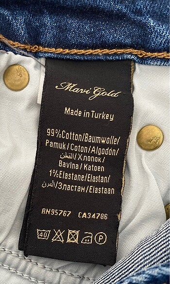 s Beden mavi Renk Kot pantolon