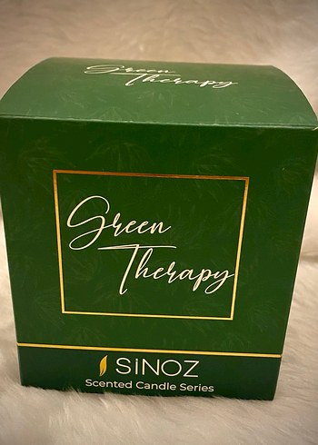 Yeşil Parlak Mum ve Altın Kapaklı Kavanoz - Görsel 2