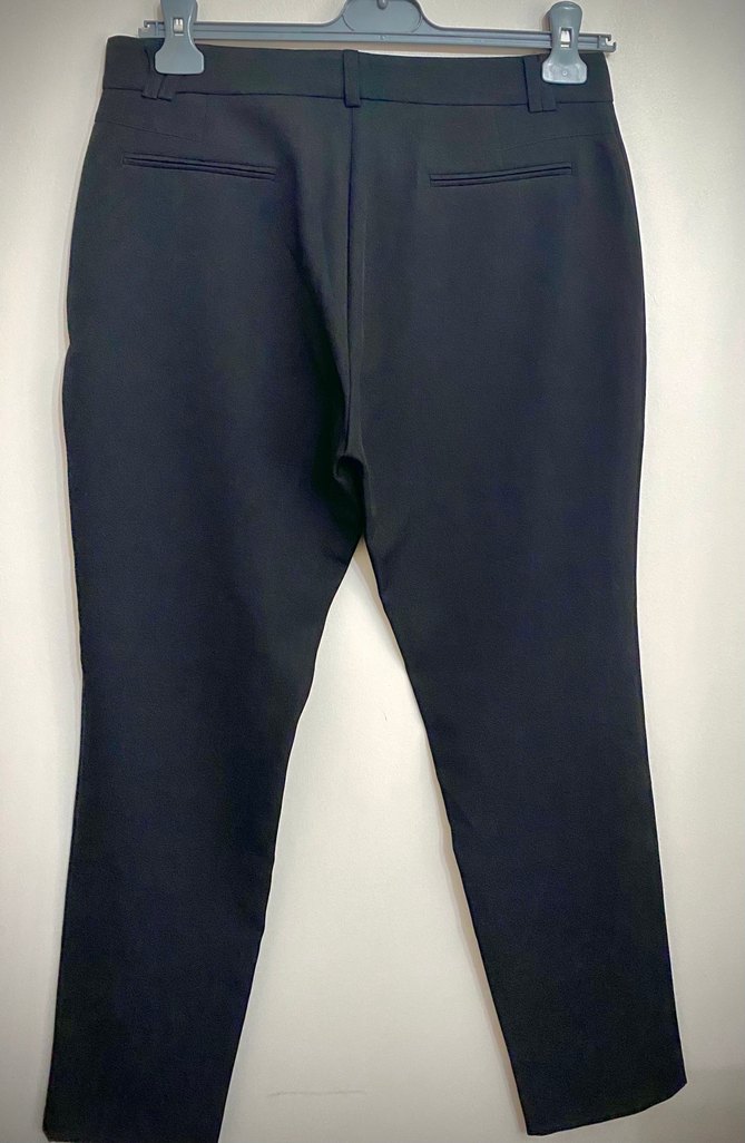 Siyah Kadın Kumaş Pantolon - Görsel 2