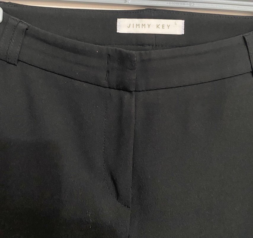 Siyah Kadın Kumaş Pantolon - Görsel 3