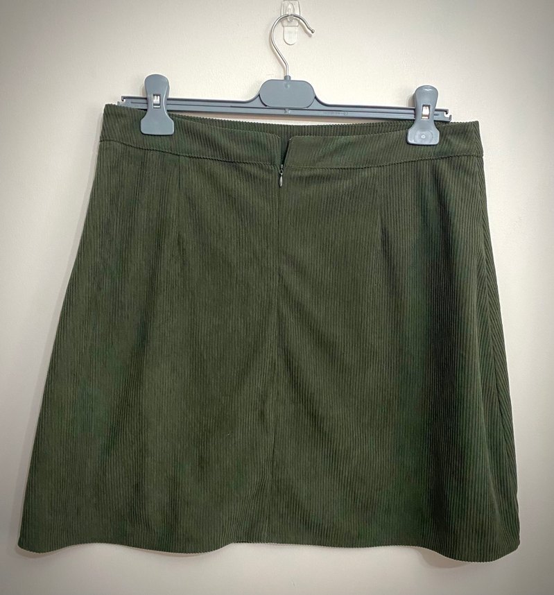 Yeşil kadife etek - Görsel 4