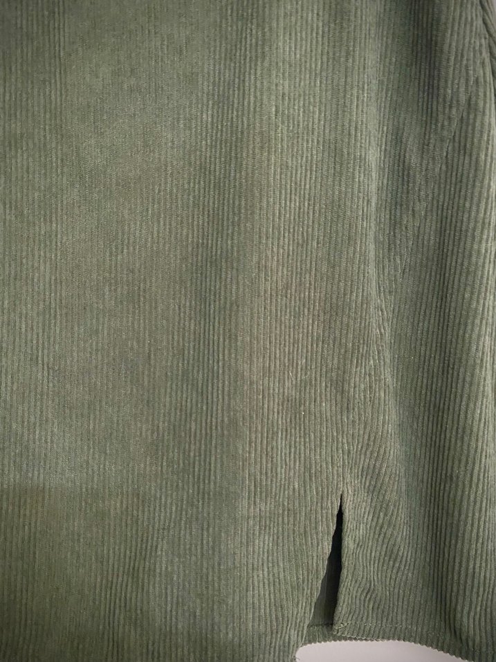 Yeşil kadife etek - Görsel 3