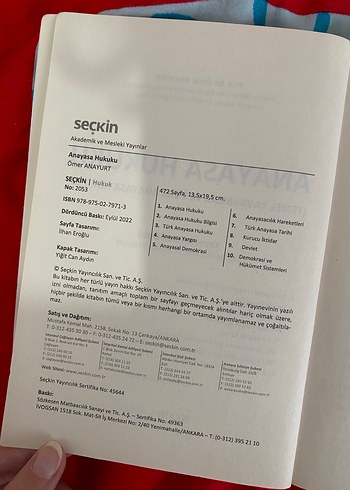 Anayasa Hukuku 4. Baskı - Prof. Dr. Ömer Anayurt - Görsel 3