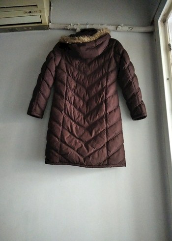 Kahverengi Kürklü Kadın Kışlık Mont - Görsel 3