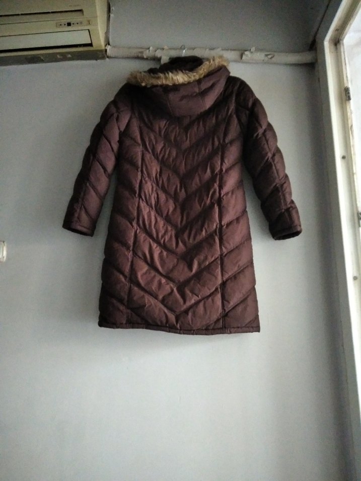 Kahverengi Kürklü Kadın Kışlık Mont - Görsel 3