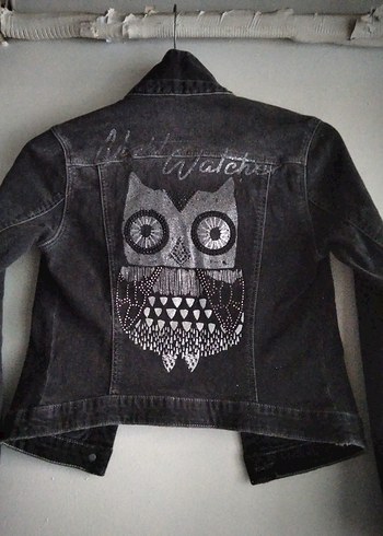 Mavi Jeans Düğmeli Siyah Kot Ceket