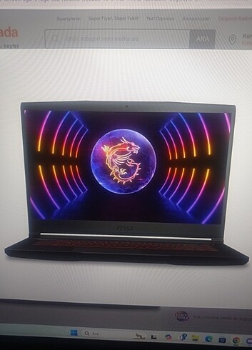 Beden Renk MSI Laptop