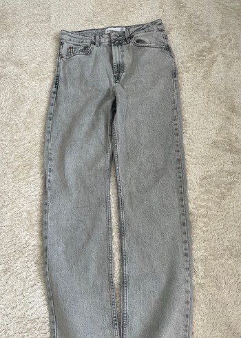 m Beden gri Renk stradivarius d98 kadın jean