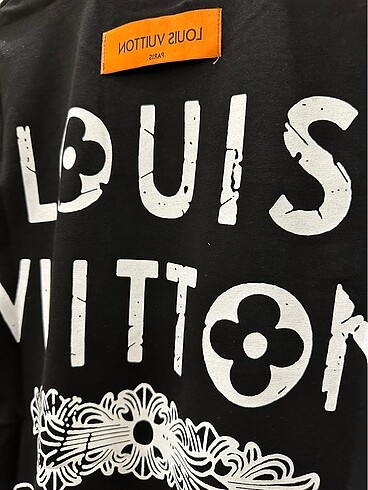 s Beden siyah Renk Louis vuitton tshirt