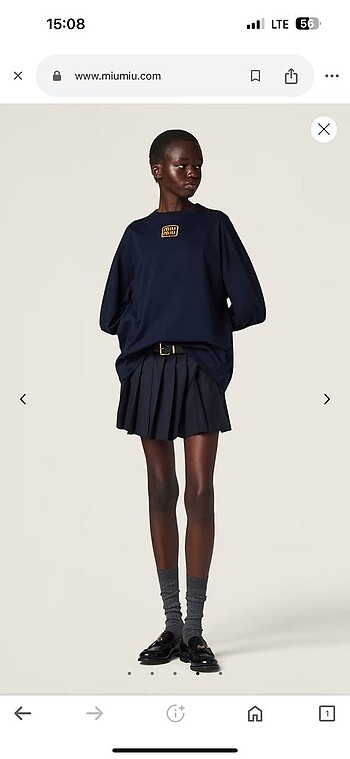 İthal Miumiu Kazak