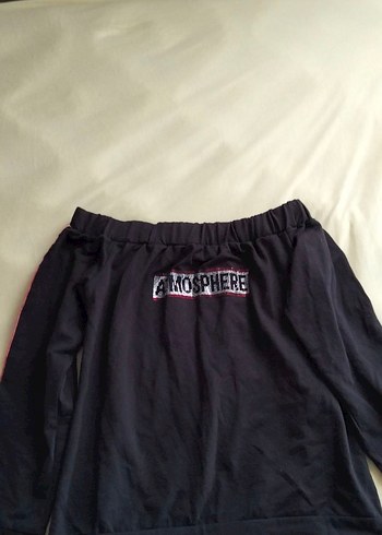 yakası açık straplez bluz - Görsel 2