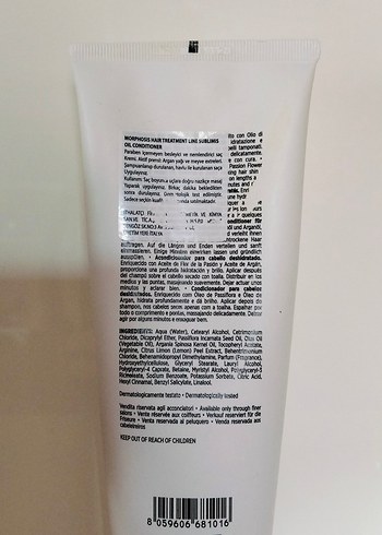 Framesi Morphosis Sublimis Oil Saç Kremi 250 ml  kuaför markası - Görsel 3
