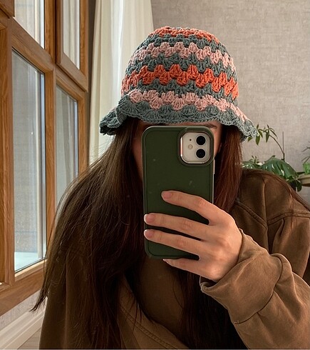 Renkli bucket şapka