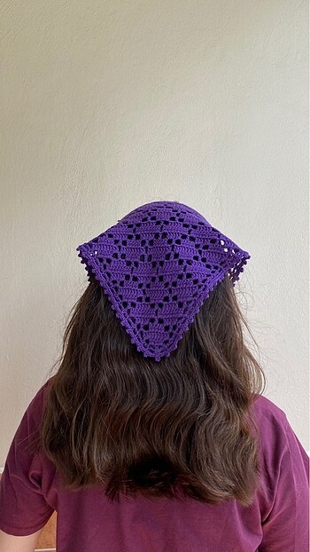 Örgü Bandana/ Saç Bandı/ Bandana