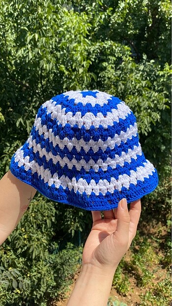 Beden Mango Örgü Bucket Şapka